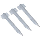 Garden Single Sleeper Straight Support Spike Stake Galvanised 440mm