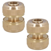 Brass garden Hose Repair Repairer Joiner Connector Fitting For 1/2in Pipe