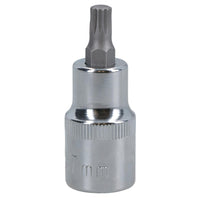 M7 x 55mm Shallow Spline Bit Socket Male Spline 1/2in Drive CR-v Steel