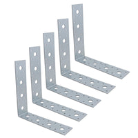 Timber Joist Angle Bracket Fastening Plate Galvanised Steel 200 x 200 x 50mm
