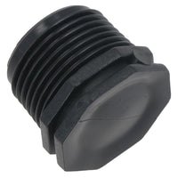 Polypropylene PP 1in BSP Thread Male Threaded Blanking Plug End Cap