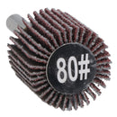 25mm 80 Grit Abrasive Flap Wheel Discs Sanding Rust Removal 6mm Shank