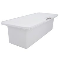Aufklappbare Kunststoff-Aufbewahrungsbox für Decks, Schrankluke, 43 cm x 18 cm, für Boote und Wohnmobile