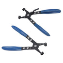 Hose Clamp Pliers Set 2 pc Removal Installation of Constant Tension Type Clamps