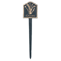 Herbs Sign Marker Label Cast Iron Plant Plaque Garden Yard Allotment 6pc