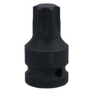 1/2in Drive Male Torx Star Impacted Impact Shallow Stubby Socket T55 – T100