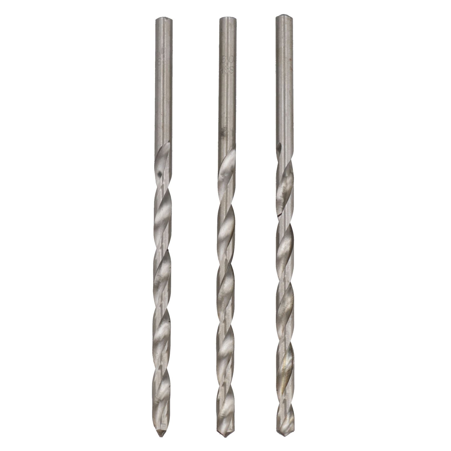 6mm long series HSS drill (3pcs) TE095