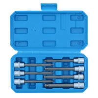 Metric Ball Ended Long Allen Hex Key Sockets 3mm - 10mm 3/8" Drive 7pc