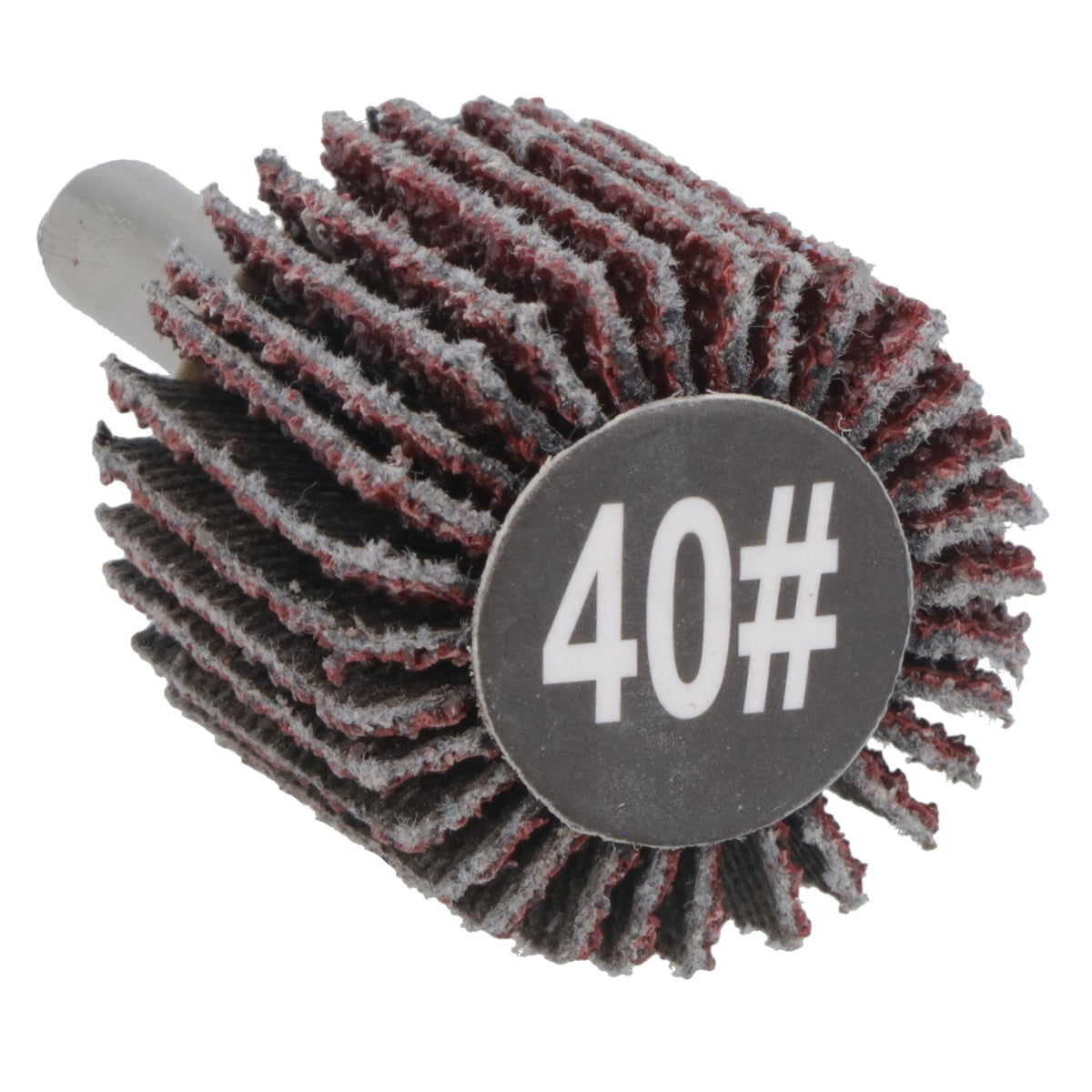 25mm 40 Grit Abrasive Flap Wheel Discs Sanding Rust Removal 6mm Shank