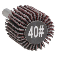 25mm 40 Grit Abrasive Flap Wheel Discs Sanding Rust Removal 6mm Shank