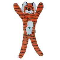 Durable Soft Safari Jungle Tiger Internal Knotted Rope Play Toy Dog Toy Gift