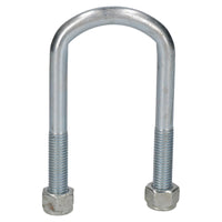 4 Twin Parabolic Leaf Spring High Tensile U Bolt Nuts For Ifor Williams Trailers