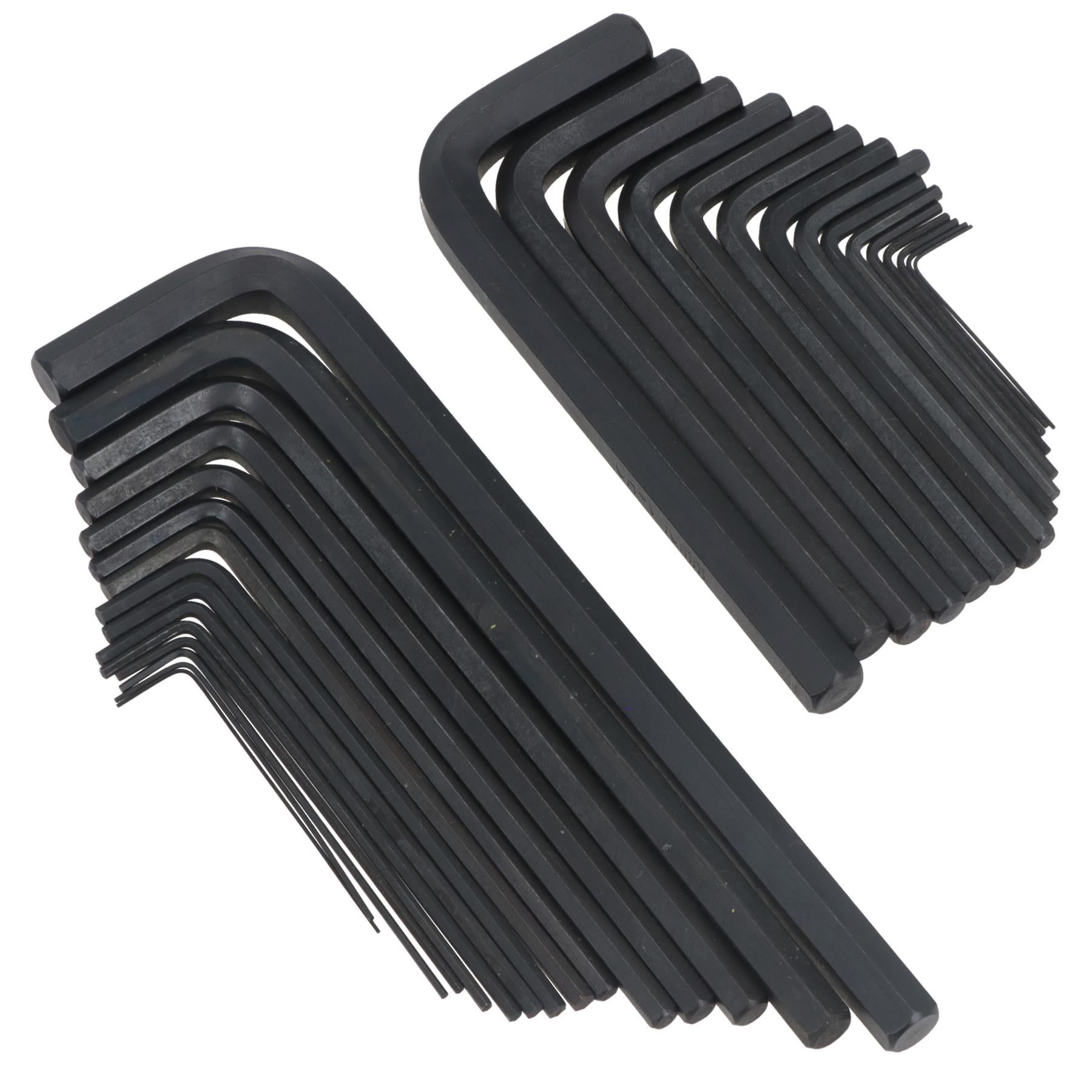 30pc Metric and Imperial AF SAE Allen Hex Keys 0.7mm - 10mm / 0.028 -3/8