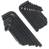 30pc Metric and Imperial AF SAE Allen Hex Keys 0.7mm - 10mm / 0.028 -3/8