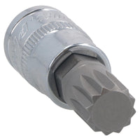 Dreifachvierkant-Spline- und manipulationssichere Stecknüsse 1/4 Zoll, 3/8 Zoll und 1/2 Zoll Dr. 10 Stück AT303