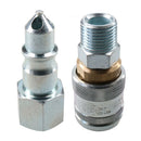 PCL 100 Series Female Coupler 1/2" BSP & 3/8" BSP Male Female Thread Air Fitting