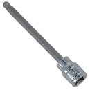 6mm 3/8" Drive Long Ball Ended Hex Allen Key Socket Bit 85mm Deep Reach CR-V
