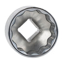 Douilles peu profondes métriques MM à entraînement 1/2" Bi-Hex 12 pans 10 mm - 30 mm, lot de 17 pièces