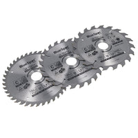 Circular Saw Blade 184mm x 30mm 24 48 60 teeth TCT Cutting Disc Wood 3pc