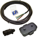 350 kg Anhänger-Set, Federung, Anhängerkupplung, Lichter, Schutzbleche, 5 m Kabel, Räder