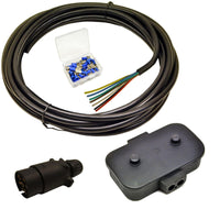 350 kg Anhänger-Set, Federung, Anhängerkupplung, Lichter, Schutzbleche, 5 m Kabel, Räder