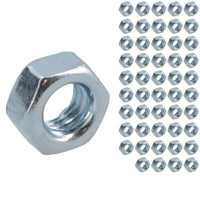 M4 / 4mm Hex Full Nut Fastener Hexagonal Metric Nuts Grade 8 Zinc Plated