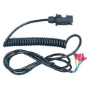 7 Pin Style Plug With Trailer Curly Extension Lead Cable 2 Metres For Ifor Williams