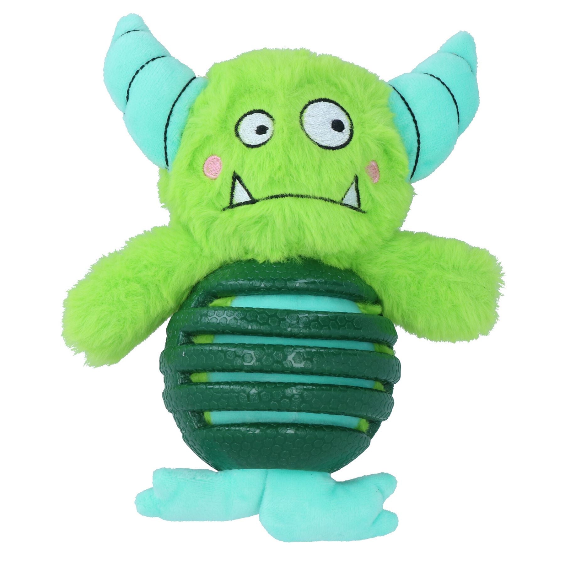 Dog Puppy Halloween Gift Monster With Tough TPR Ball Body Play Toy