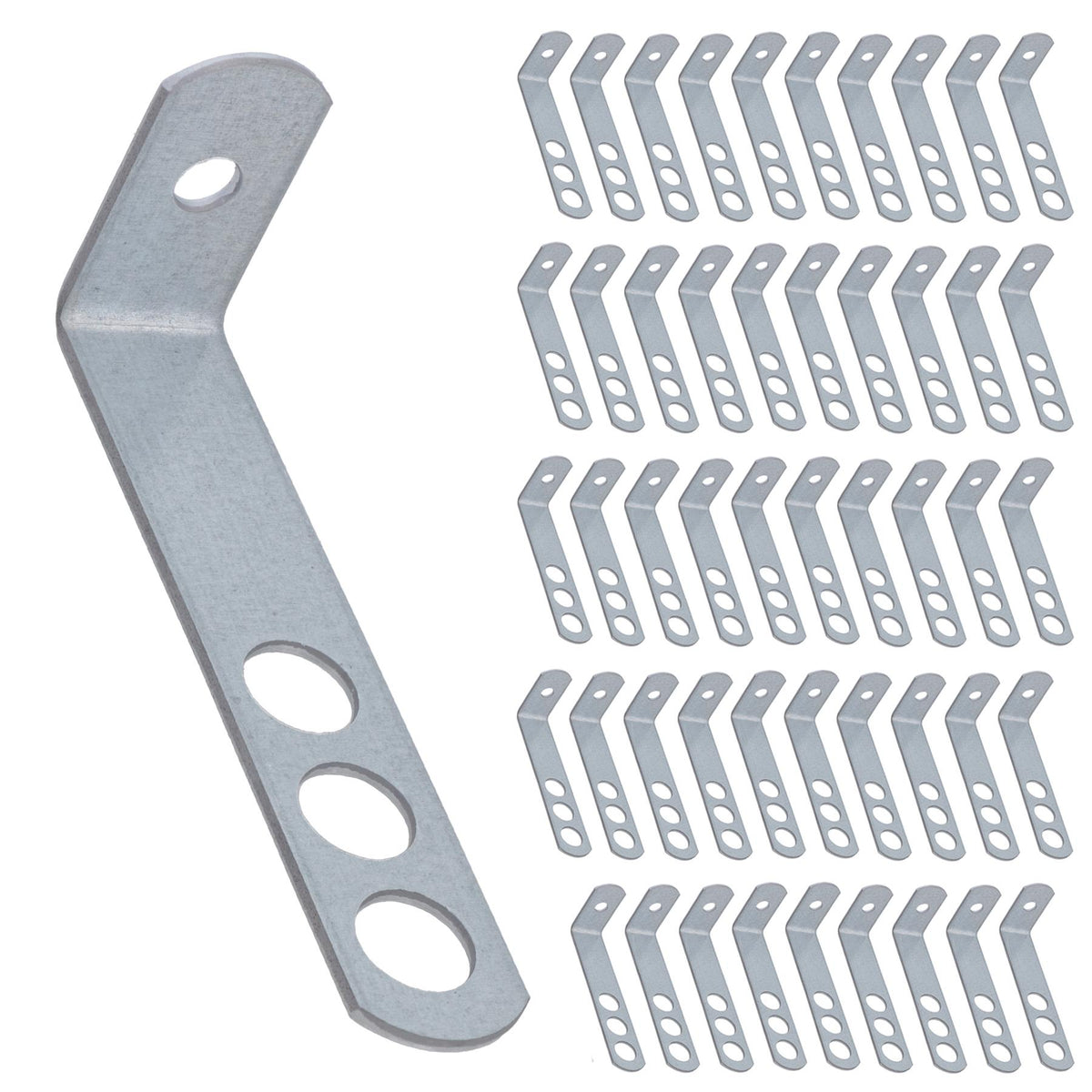 Safety End Frame Cramp Wall Tie 38mm x 100mm Galv Steel Fixing Fastener