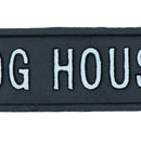 Dog House Cast Iron Sign Plaque Wall Door Fence Gate Post House Garden Yard