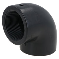 Polypropylene PP 1in BSP Female x Female Threaded 90° Elbow Connector