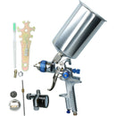 HVLP Gravity Feed Spray Gun 1.4mm & 2.0mm, 1/4" BSP In Line Moisture Trap