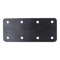 Small Internal Sleeper Straight Support Plate 85mm x 170mm Powder Coated