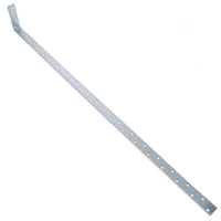 Horizontal Heavy Duty Restraint Strap 1000mm Length 100mm Bend Galvanised