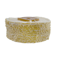 Balai de polissage à coupe rapide en sisal grossier 4" x 1,5" 3 rangées avec composé 250 g