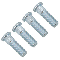 Pack of 4 M12 x 1.5 Wheel Studs For 100mm PCD 4 Stud Suspension Trailer Hubs