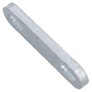 M12 U-Bolt Plate 61mm to 85mm Internal Width Thick Galvanised N-Bolt Backing