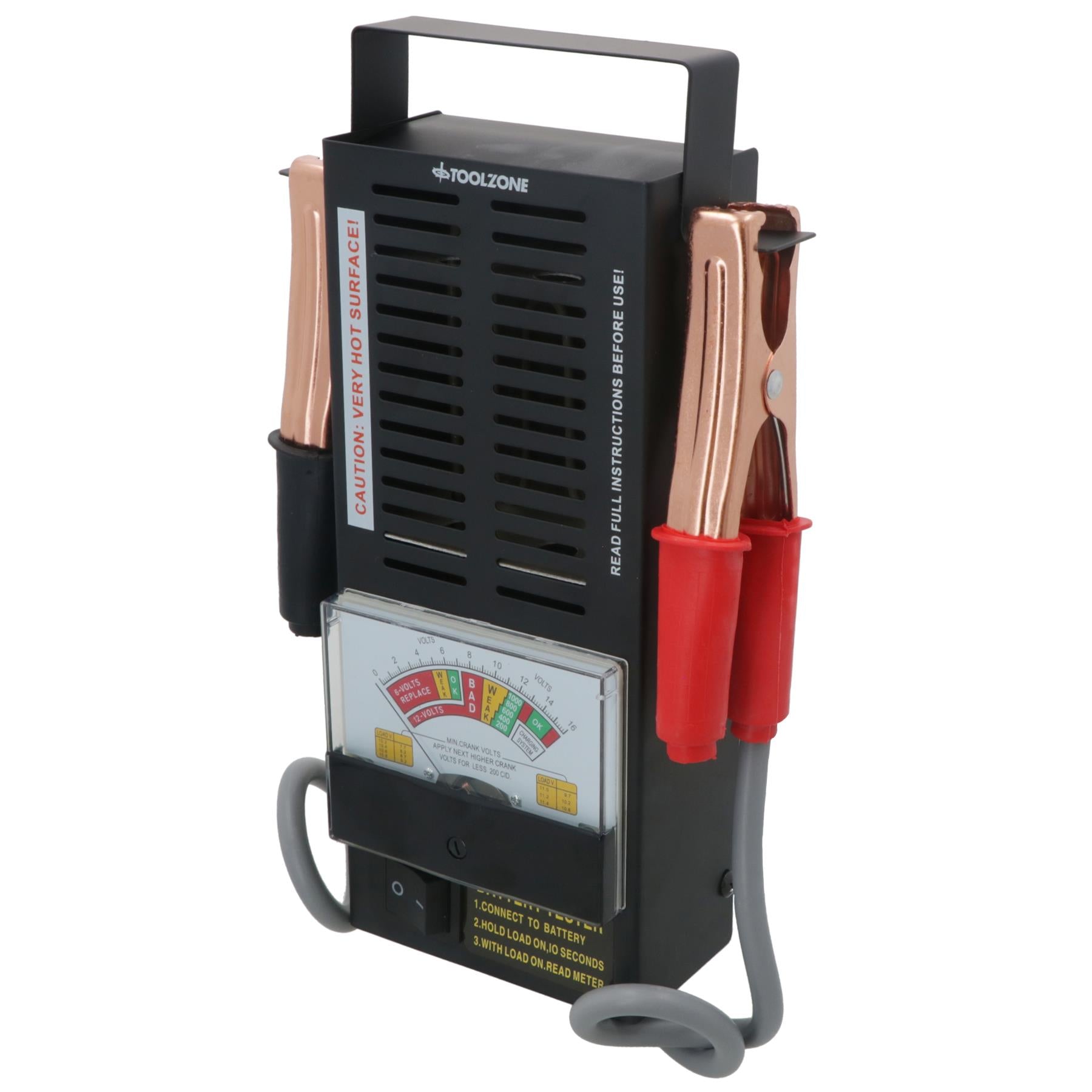 6v / 12V 100 amp battery load and charging tester AT604
