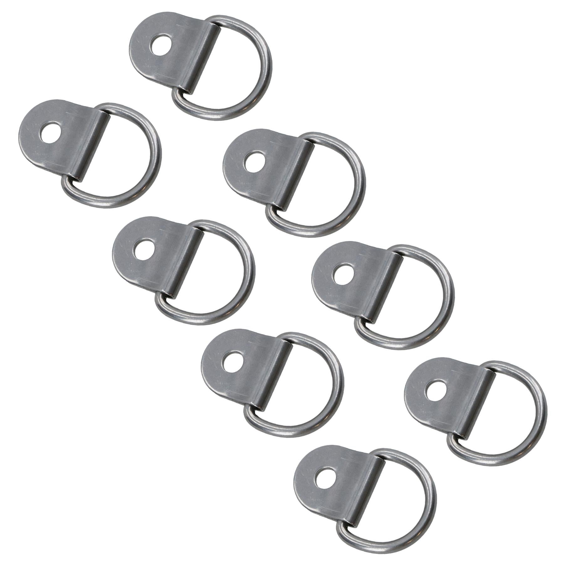 Tie Down Anchor Dee Ring 8 Pack Stainless Steel Lashing Hook Point Cleat 316