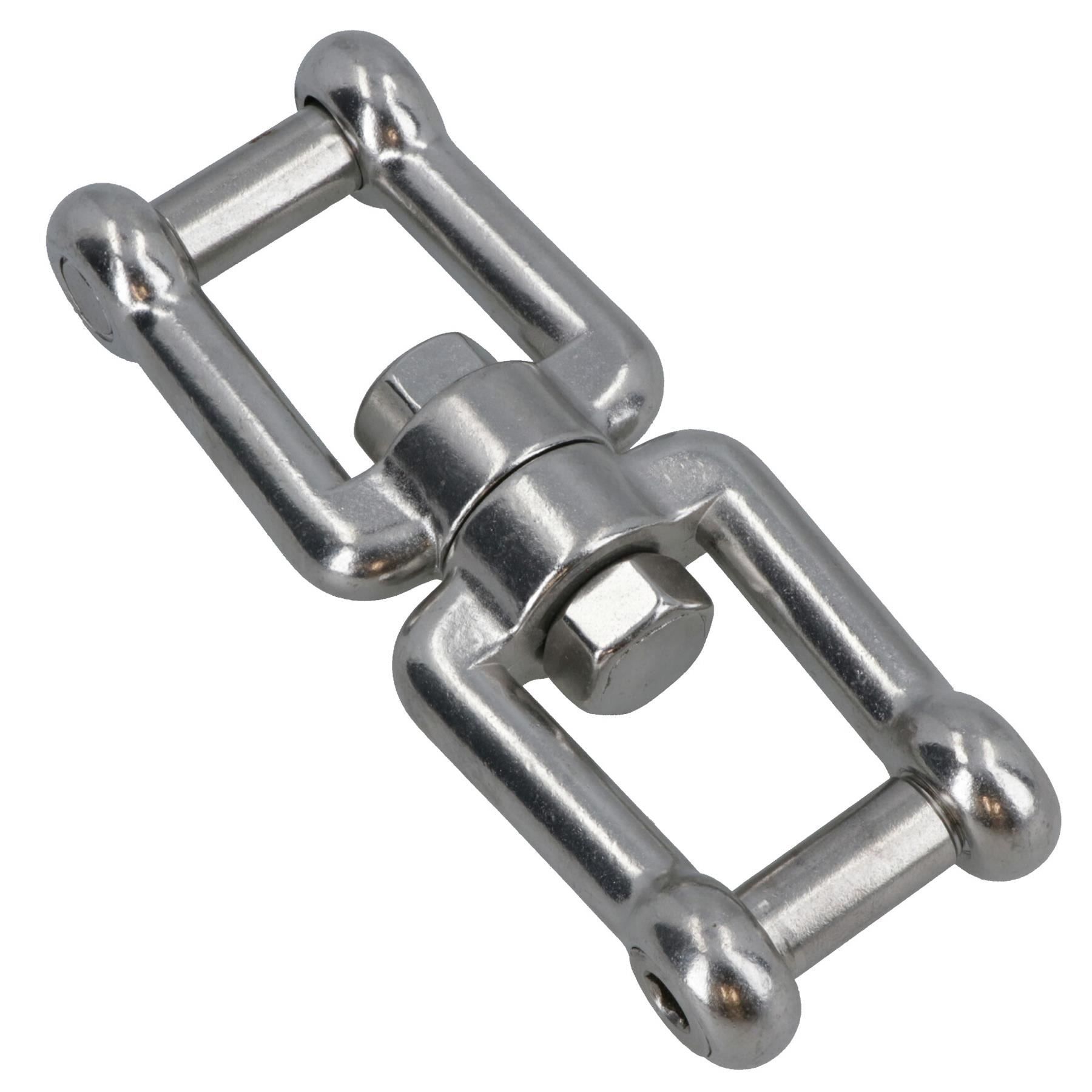 Swivel Shackle Anchor Chain 6mm Jaw Hexagonal Socket 316 Stainless Steel