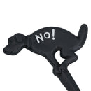 No Dog Fouling Poo Warning Sign Plaque Stake Cast Iron Garden Yard Lawn
