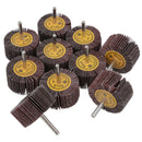 60mm 120 Grit Abrasive Flap Wheel Discs Sanding Rust Removal 6mm Shank