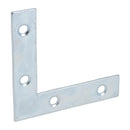 Corner Mending Plates Flat L Shape Fixing Brackets 75mm x 75mm x 12mm