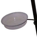 Traditional Wild Bird Feeder Pole Station Food and Water With Four Feeding Areas