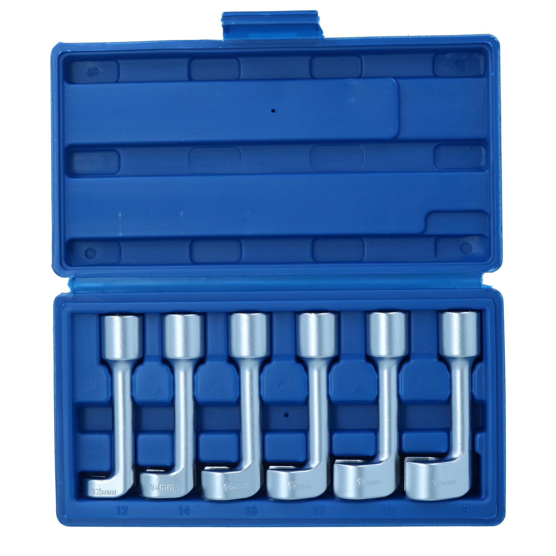 Douilles pour conduites d'injecteurs diesel 6 pièces 12 mm - 19 mm Outil de démontage de conduites de carburant 1/2"