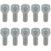 Lot de 10 boulons de roue de remorque M12 x 1,5 pour moyeux non freinés Ifor Williams P6E Knott