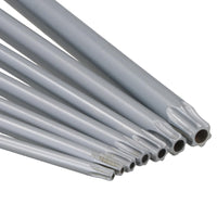 Lot de 6 tournevis Torx Star extra longs et inviolables T10 – T30, lame de 250 mm