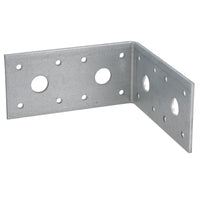 Timber Joist Angle Bracket Fastening Plate Galvanised Steel 100 x 100 x 50mm