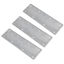 Large Internal Sleeper Straight Support Plate 100mm x 350mm Stainless Steel