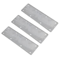 Large Internal Sleeper Straight Support Plate 100mm x 350mm Stainless Steel